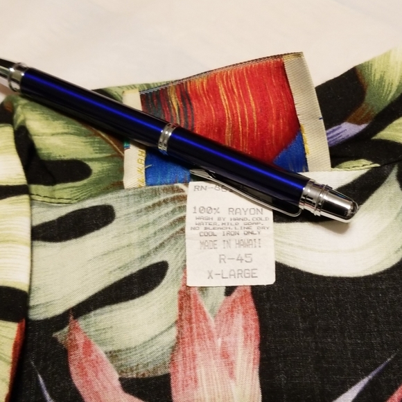 vintage 80's Paradise Found Hawaiian shirt size XL - Picture 3 of 6